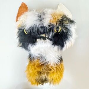 Fuggler Cheezee Calico Cat 9" Fluffy Cat Toy